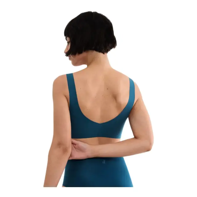 Sloggi Γυναικείο Μπουστάκι ZERO Feel 2.0 Bralette, Χρώμα Smoky Blue 2