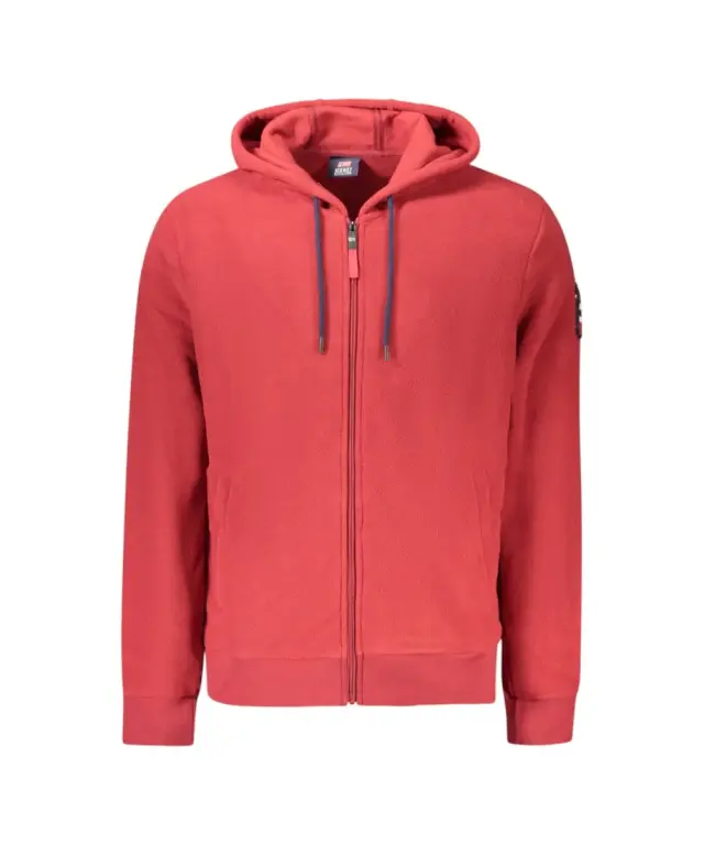 Norway Nautical School - Ανδρική Ζακέτα Φούτερ Fleece 849531-RED Κόκκινο 3