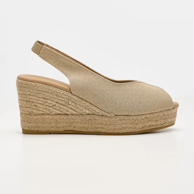 Genuins Πέδιλα Γυναικείο ύφασμα Μπεζ GEN/SWELL BEIGE