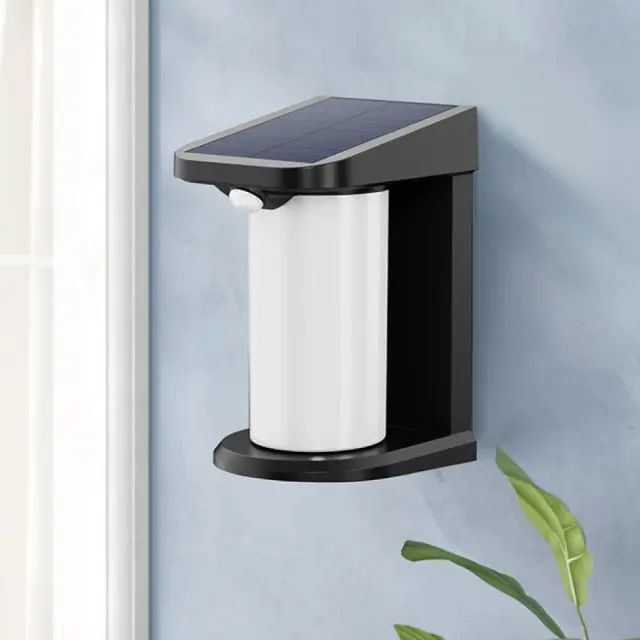 InLight Mirror- LED 1,5W 3000K/6000K Solar Outdoor Light in Black Color (80204210S) 2