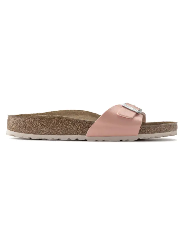 Birkenstock Πέδιλα Γυναικείο Birko-Flor(ανθεκτικό υλικό της Birkenstock-επιτρέπει την επαφή με το νερό) Ροζ BIR/MADRID GRACEFULL 1021510 CORAL 3