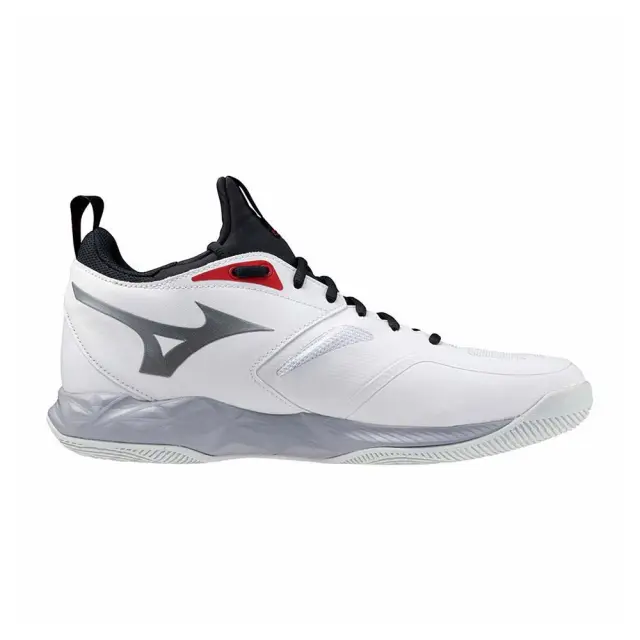 Mizuno Men's Wave Dimension Άσπρο - Κόκκινο V1GA224096 (Mizuno) 2