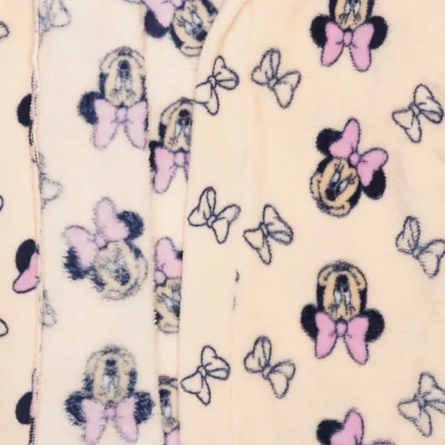 Παιδικό Μπουρνούζι με Κουκούλα Minnie White Pink 7020068 - 6-7Y (116-128cm) 3