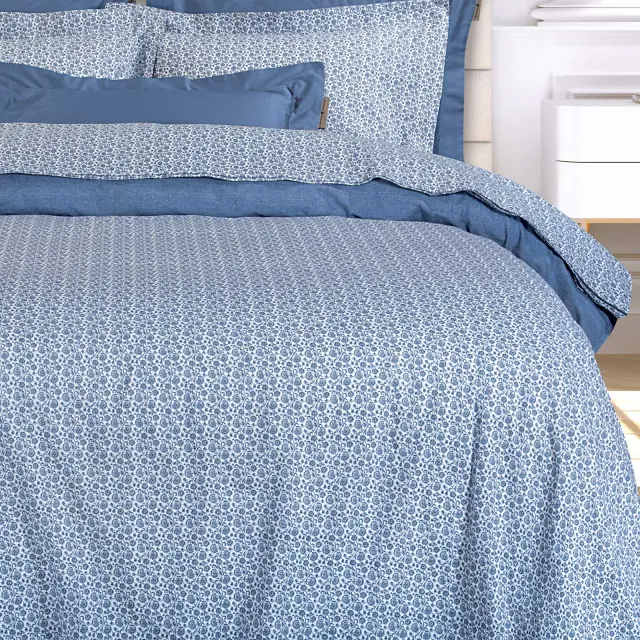 Σετ Παπλωματοθήκη 220x240 Υπέρδιπλη Essential Greenwich Polo Club 2372 Royal Blue 100% βαμβακερό 2