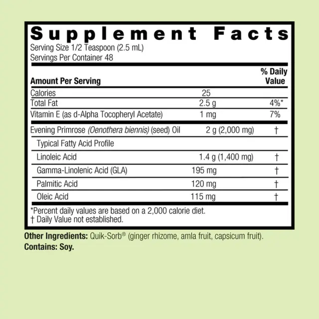 Nature's Answer Evening Primrose Oil 2