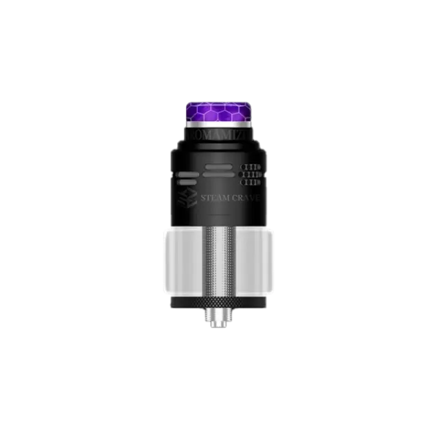 Aromamizer Supreme V4 RDTA 7.5/9ml 25mm - Steam Crave - Matt Black