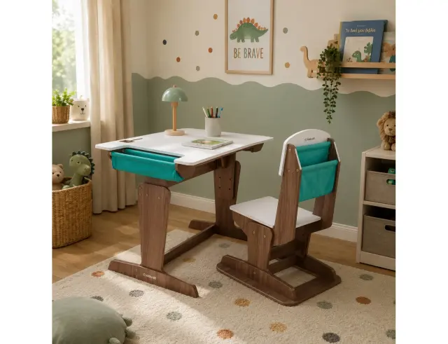 Παιδικό Γραφείο Grow Together KidKraft με ρυθμιζόμενο ύψος και διαστάσεις 110x55.25x65cm 25928