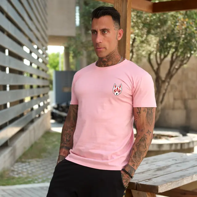 T-shirt Noshame® Ρόζ με τύπωμα - 142554 - XXL 3