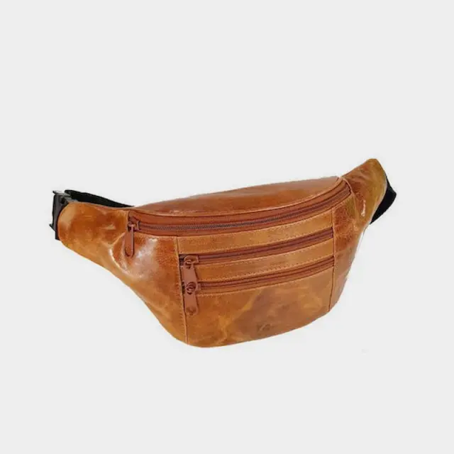Δερμάτινο Τσαντάκι Μέσης Lavor 1-7122 Ταμπά - ONESIZE
