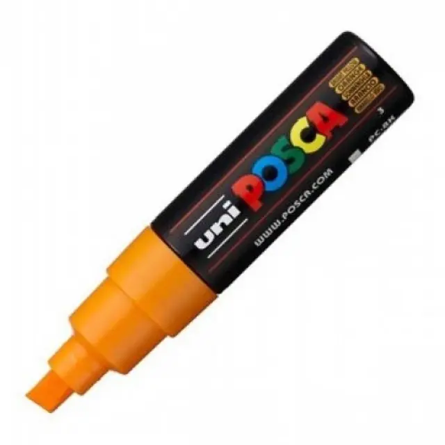 Posca Μαρκαδόρος PC-8K Χονδρός 8mm bright yellow