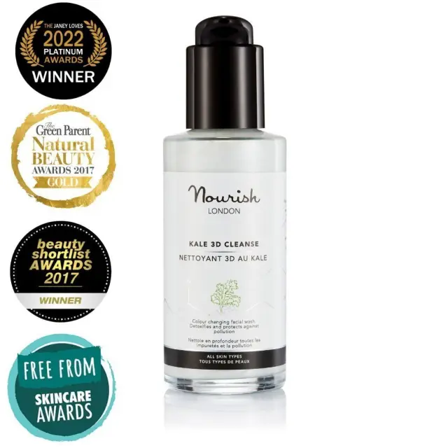 Nourish London Kale 3D Cleanser - Βιολογικό Καθαριστικό Προσώπου Με Eκχύλισμα Kale 2