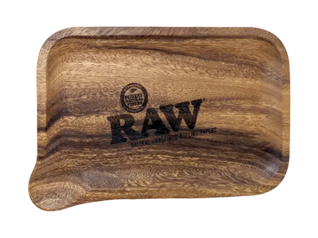 Raw Pour Rolling Tray Ξύλινος Δίσκος με Στόμιο Εκροής (17.6x27.5cm)