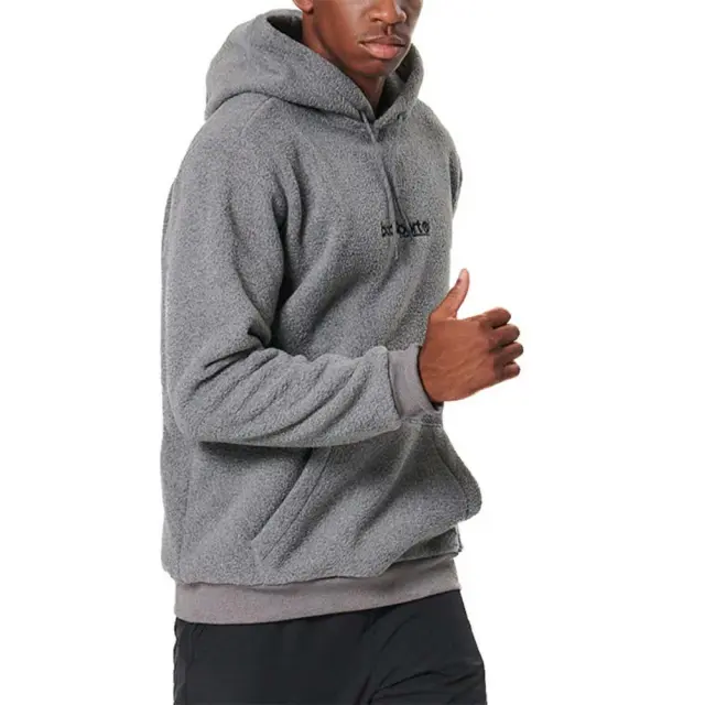 Body Action Men's Sherpa Fleece Hoodie Γκρι 063516-03 (Body Action) 3