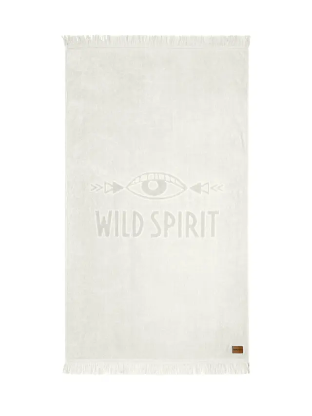 Πετσέτα Θαλάσσης 90x160 420gsm Nima Wild Spirit Beige 100% βαμβακερό 2