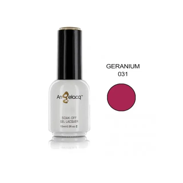 Ημιμόνιμο επαγγελματικό βερνίκι ANGELACQ 15ML - 0.5FL.OZ 031 Geranium