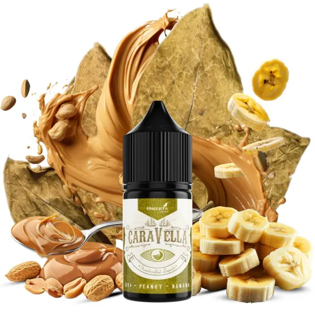 RY4 Peanut Banana 8ml (30ml) - Caravella by Omerta