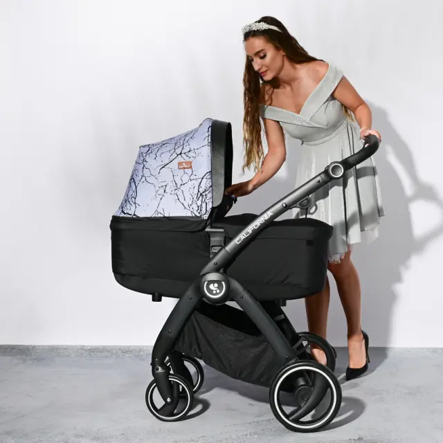 Lorelli Combi καρότσι "California" Black marble Μαύρο 2