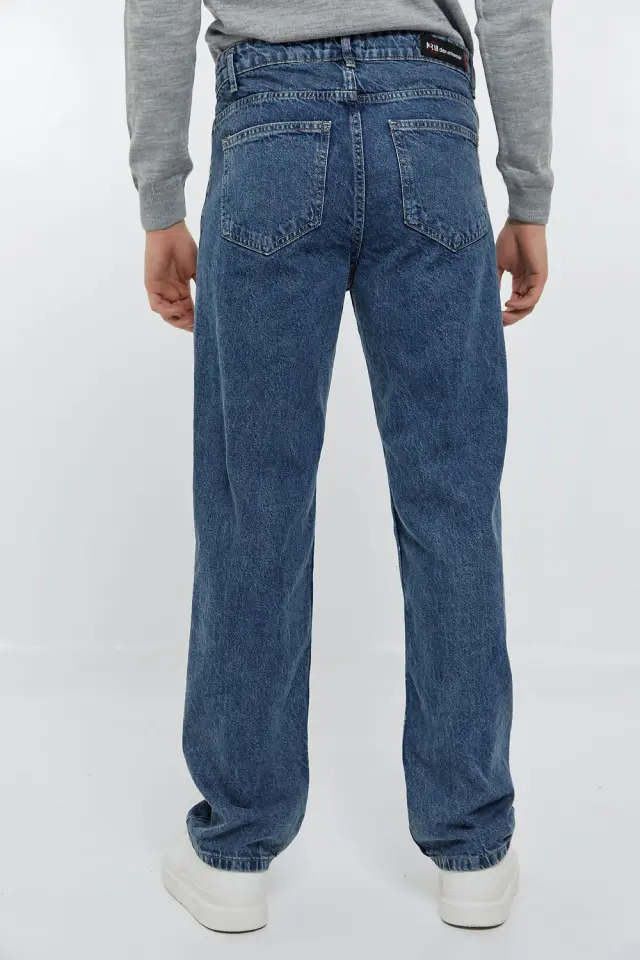 Παντελόνι Jean Loose Fit Μπλε Μπλέ 3