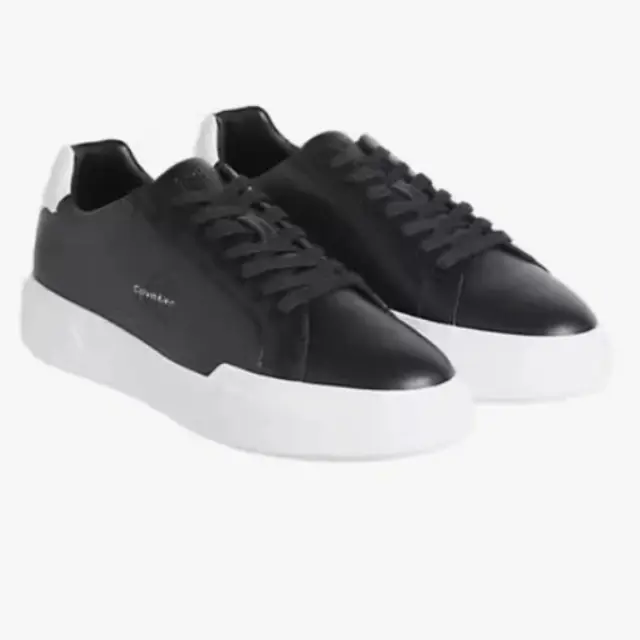 Ανδρικά Δερμάτινα Sneakers Calvin Klein YM0YM01344-0GM Μαύρα Μαύρο - 41 2