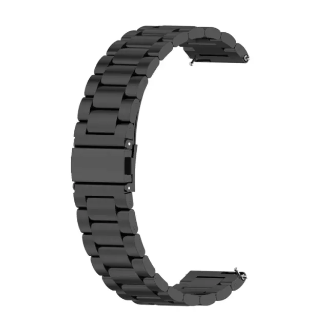 Stainless Steel Band για Samsung Gear S3 46mm/ Watch GT/ GT2 (Fits all 22mm) Black OEM