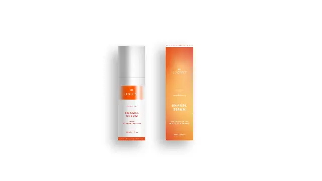 Be Lucent Enamel Serum with Hydroxyapatite, blue