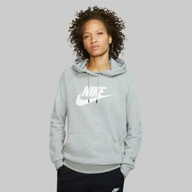 Nike Sportswear Essential Fleece Hoodie (BV4126-063) - Γκρί - L