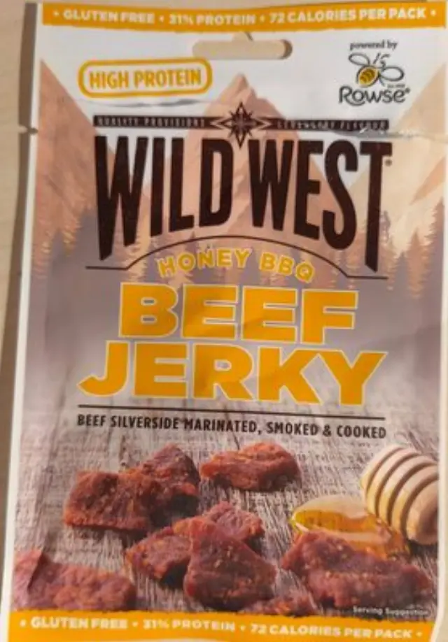 Wild West Beef Jerky Honey Bbq 25gr