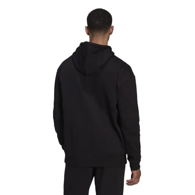 adidas FeelVivid Cotton Fleece Hoodie (HK2829-Black) - Μαύρο 2