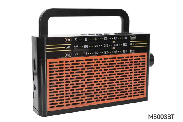 Επαναφορτιζόμενο ραδιόφωνο Retro - M8003BT - 080034 2
