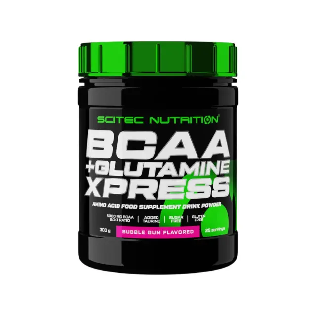 Scitec Nutrition BCAA+Glutamine Xpress – 300g Bubble Gum