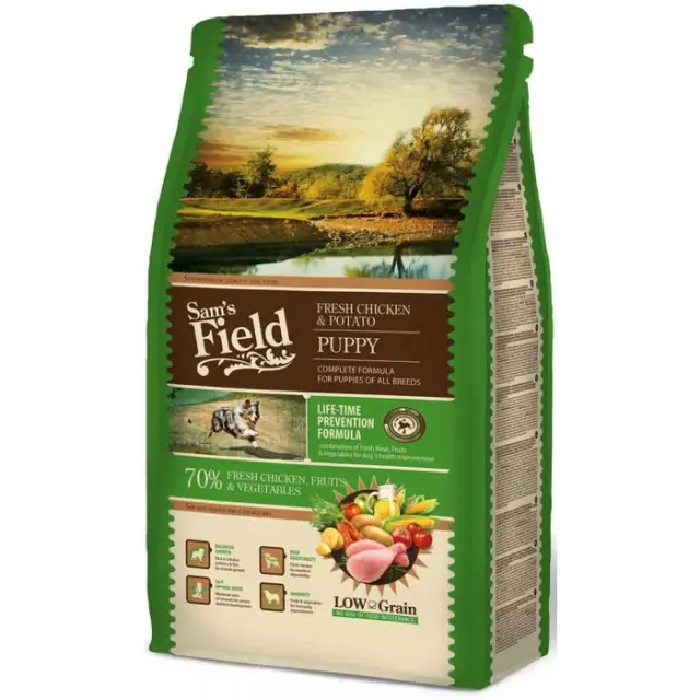 Sam's Field Low Grain Puppy Fresh Chicken & Potato 2.5Kg Μονόχρωμο