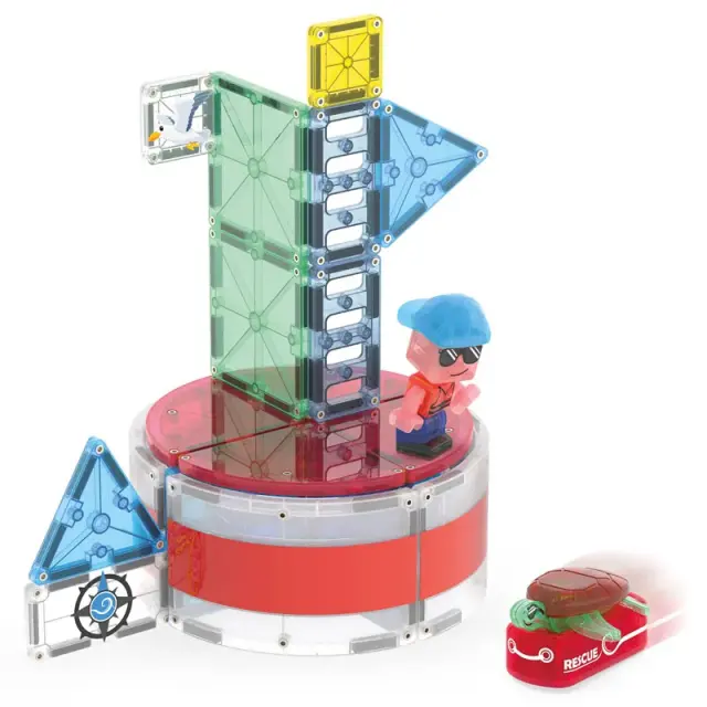 MAGNA-TILES Lighthouse Rescue 26 Τεμάχια – Μαγνητικά Πλακίδια STEM / 262025LR (Magna-Tiles) 3