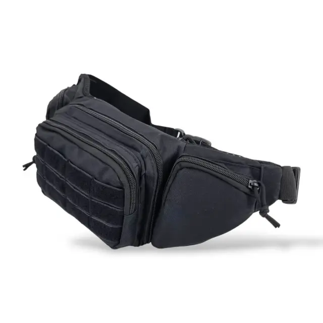 Τσαντάκι Μέσης Tactical 20x12x13 PLAYFULBAGS D008. Μαύρο