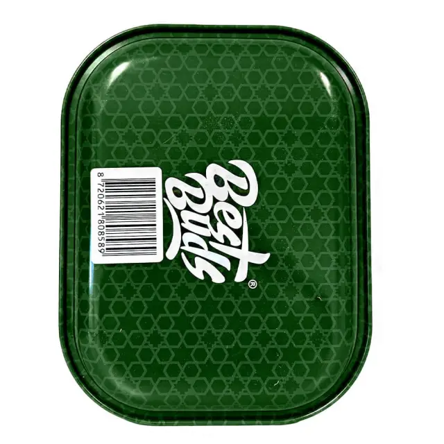 Best Buds Kosher Kush Metal Rolling Tray Small 14x18cm 2