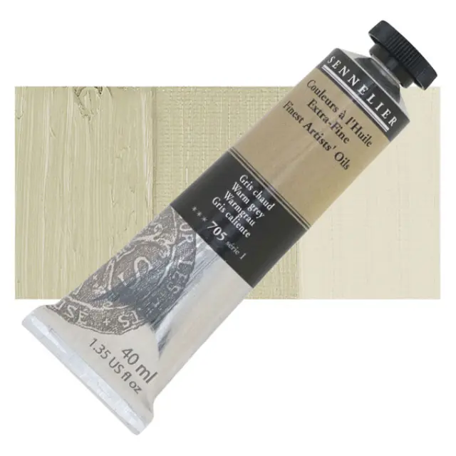 Sennelier Λάδι Finest Artists Oil 705 Warm Grey - 40ml