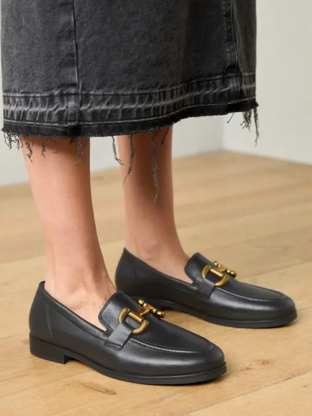 Gabor Μοκασίνια-Loafers Γυναικείο δέρμα Μαύρο GAB/52422 27-SCHWARZ/MK G 2