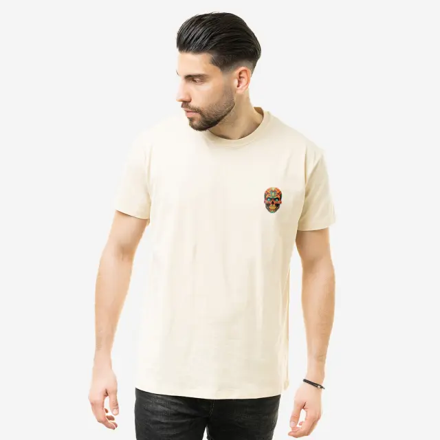 T-shirt Noshame® Signature Off-white με Τύπωμα - 122355 - XXL