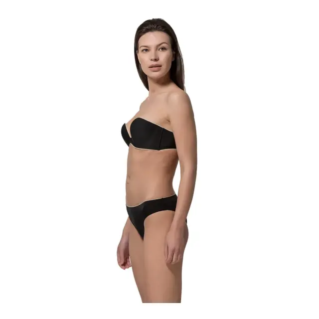 Luna Γυναικείο Σουτιέν Strapless Miracle One, Χρώμα Μαύρο 3