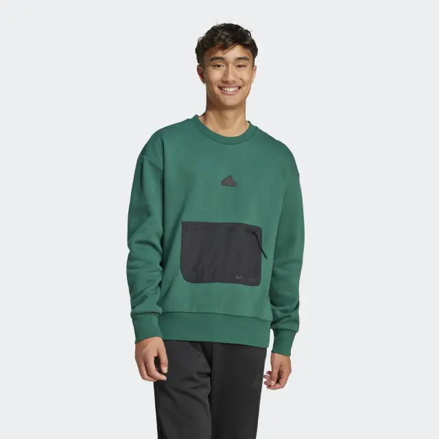 Adidas City Escape Fleece Sweatshirt IY1523 - S