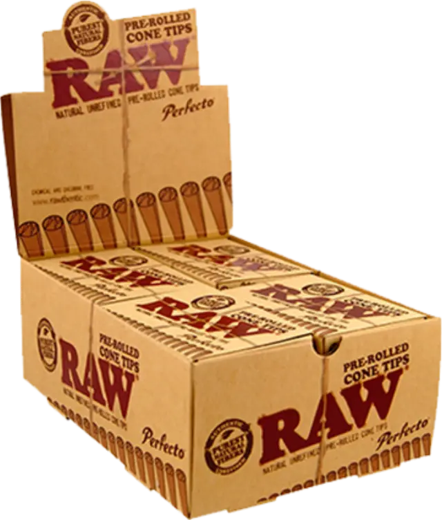 RAW Pre-Rolled Cone Tips Τζιβάνα - Κωνική Προτυλιγμένη 20τεμ.