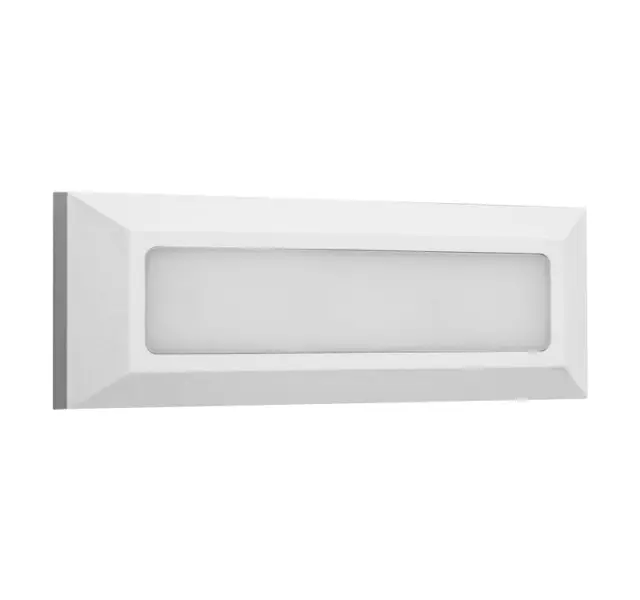 LED ΦΩΤΙΣΤΙΚΟ PC ΕΠΙΤΟIXO ΟΡΘΟΓΩΝΙΟ 4W 3000Κ IP65 ΛΕΥΚΟ