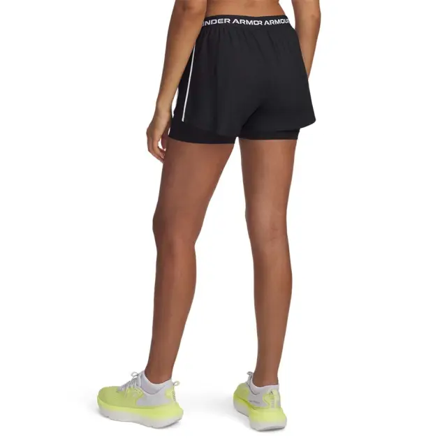 Under Armour Women's Tech Play Up 2in1 Shorts Μαύρο 1389895-001 (Under Armour) 2