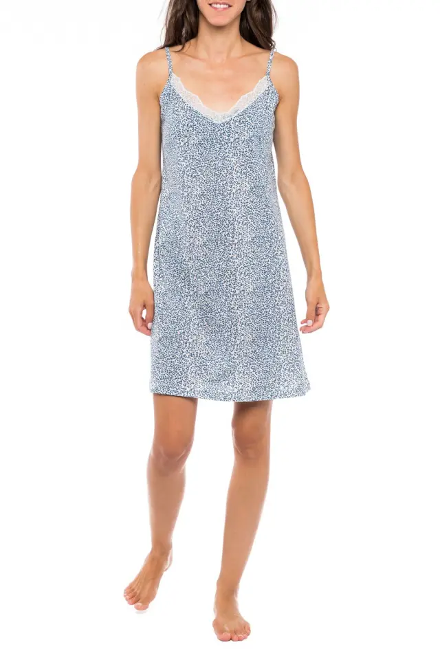 S1180 - Type - NIGHTGOWN BLUE LEO - M