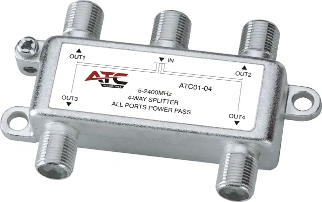 ATC Διακλαδωτής 4 Εξόδων 5-2400Mhz 03.003.0139