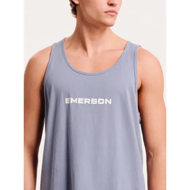 Emerson Men's Tank Top (251.EM37.09-Lilac Blue) - Σιέλ 3
