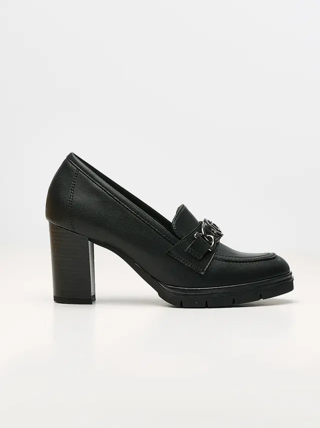 Donna Serena Μοκασίνια-Loafers Γυναικείο δέρμα Μαύρο DSE/4852 NERO 3