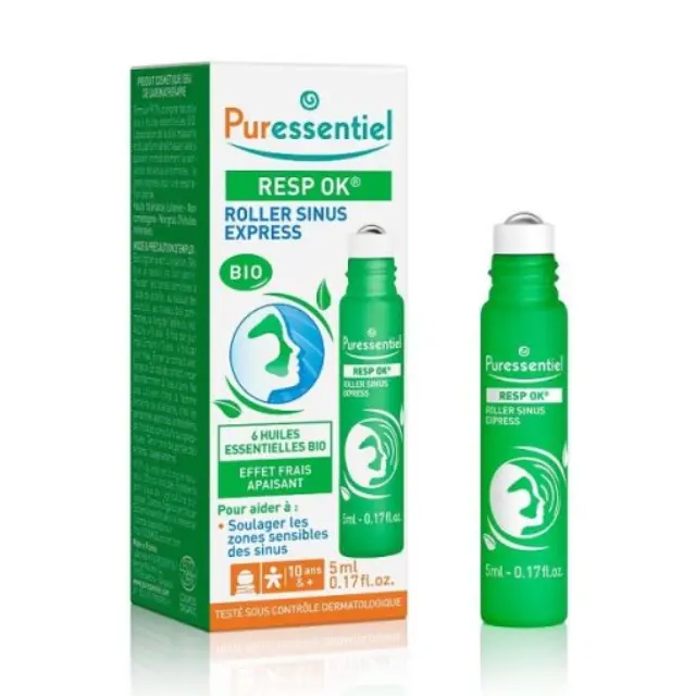 Puressentiel Resp OK Roller Sinus Express Organic 5ml
