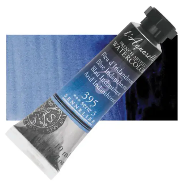 Χρώμα Ακουαρέλας Sennelier l Aquarelle Σωληνάριο 10ml - 395 Blue Indanthrene