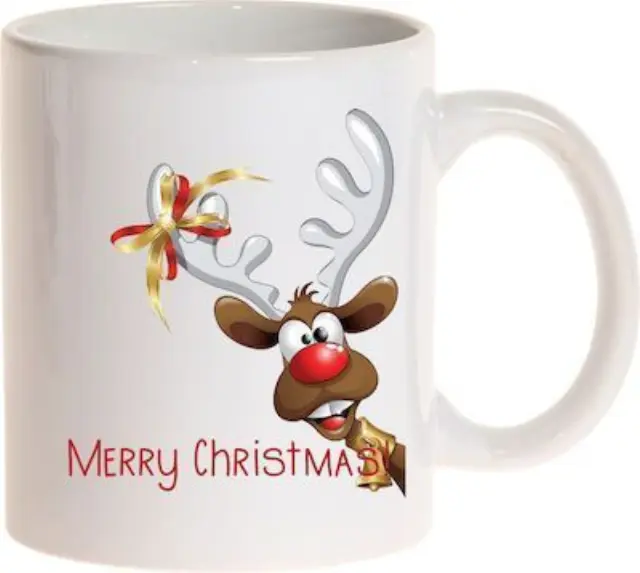 κούπα κεραμική χριστουγεννιάτικη merry christmas (κωδ. 3608)