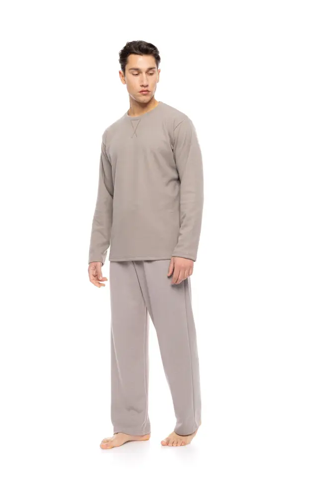 W-M813 - Sand - PYJAMA JAQUARD SOFT STRETCH 2